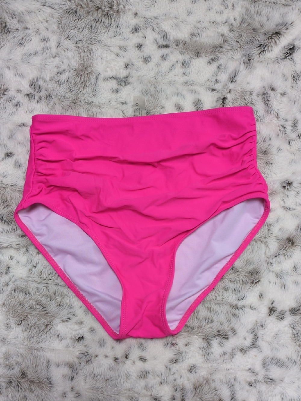 $5 MOVING SALE! High-Waist Women's Swim Bottoms - Hot Pink